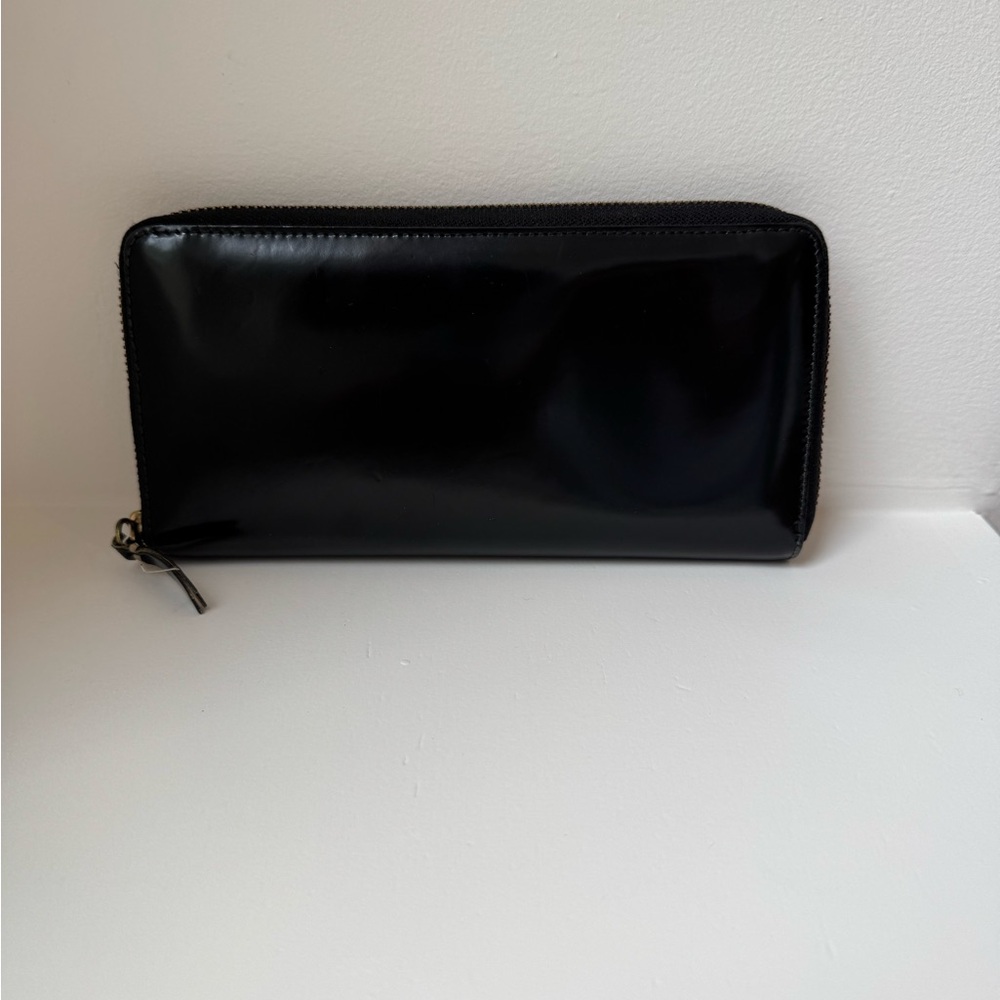 Comme des Garcons Glossy Black Wallet